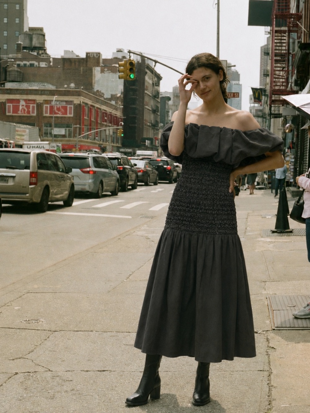 Sea New York Off-Shoulder Midi Dressl